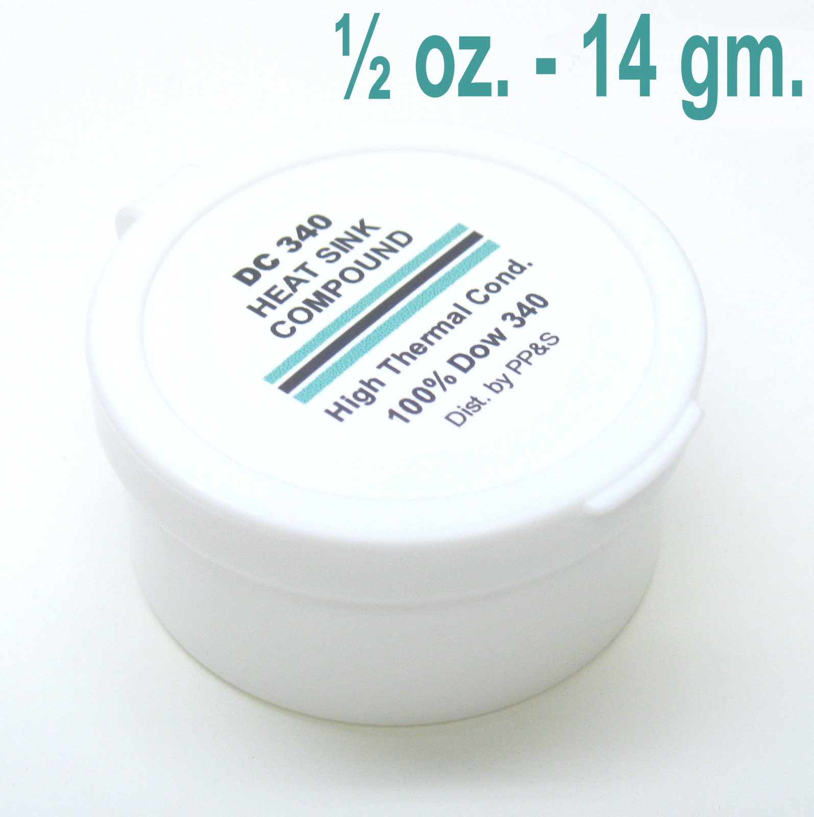 DOW CORNING 340 DC340 Silicone Heat Sink Compound 350ºF, Non-Hardening 1/2oz 14g