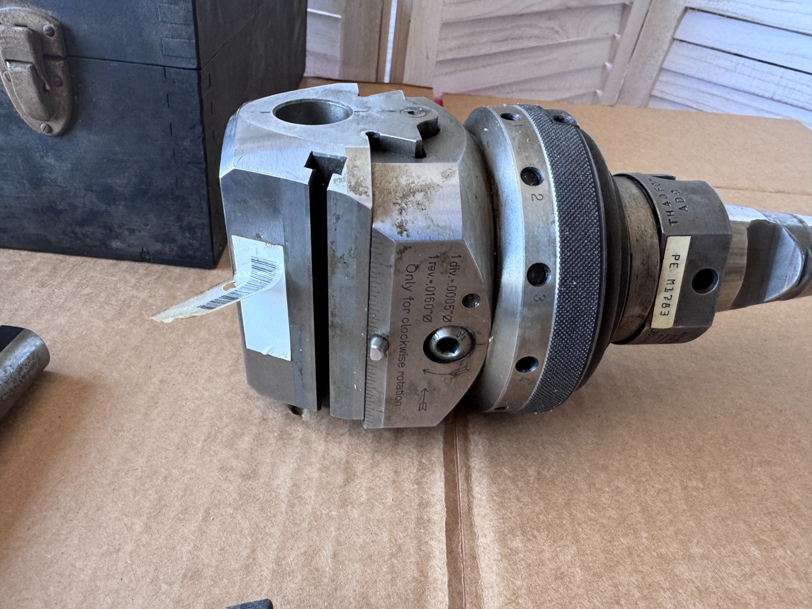 Wohlhaupter Universal Boring / Facing Head UPA4 / 23495 with Case & Accessories