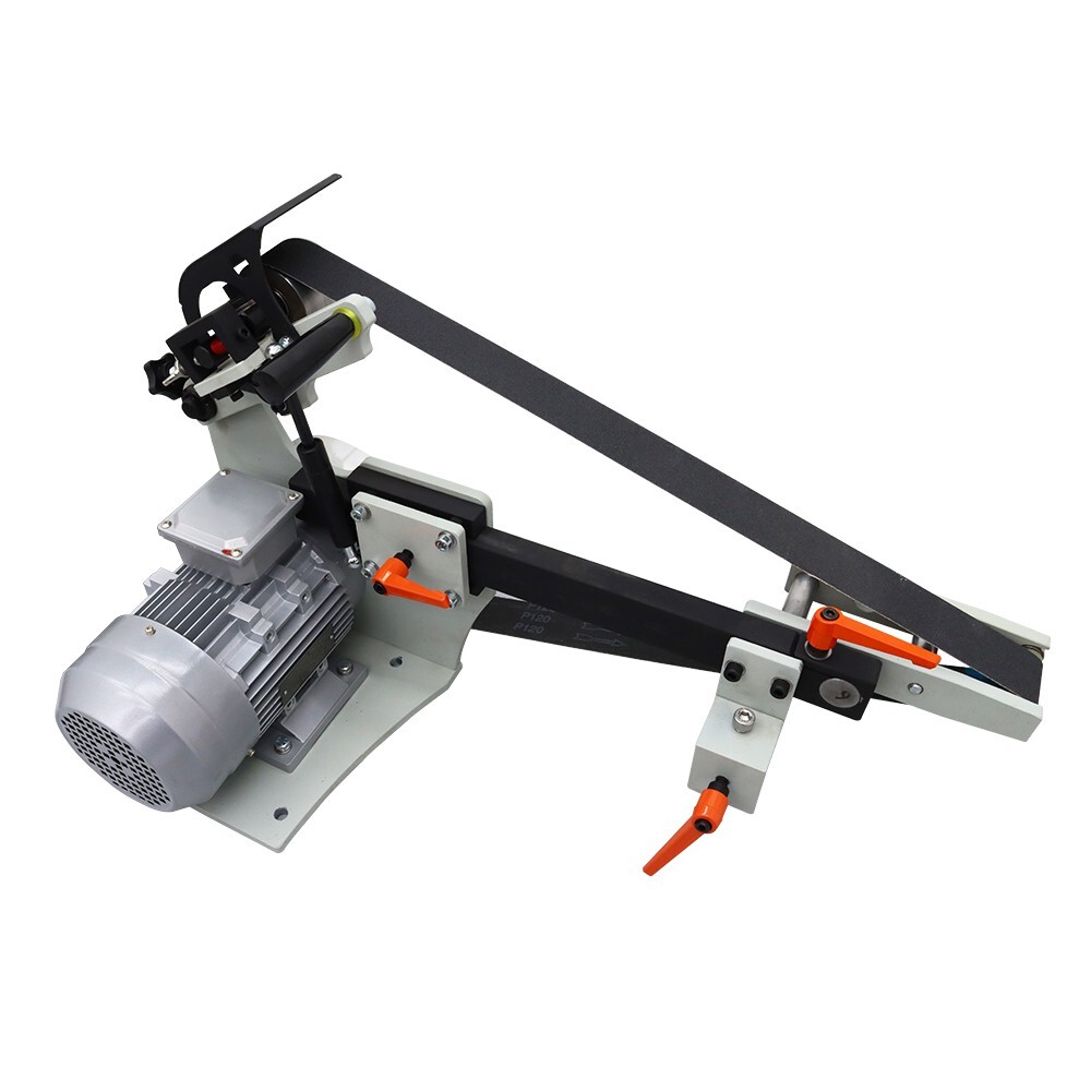 72in Belt Sander Grinder Knife Sharpener Polishing Machine w/ 3 Belts 220V 1500W