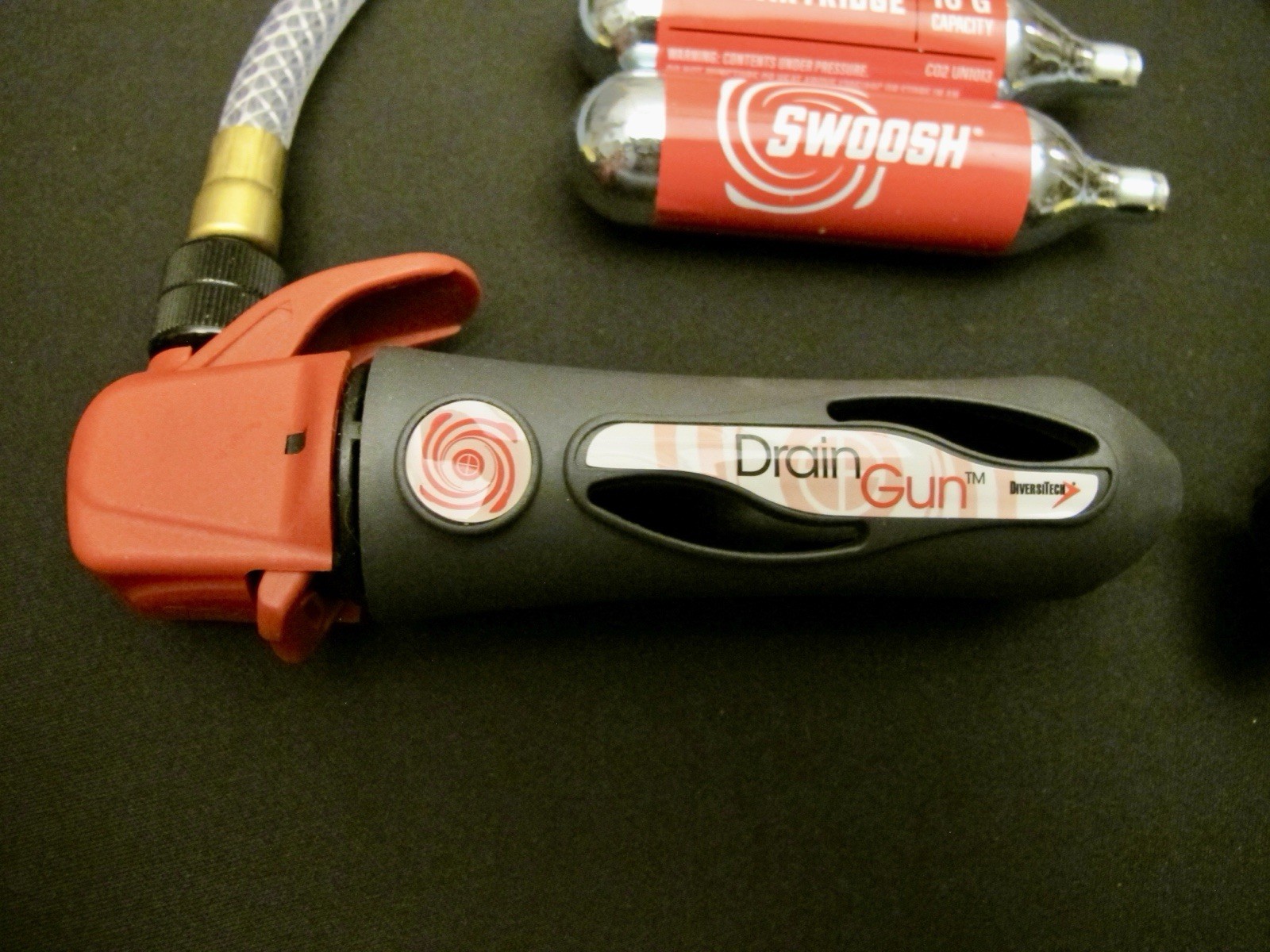Diversitech GG-1 Drain Gun Portable Drain Cleaning Tool + 2 Swoosh 16g Cartridge