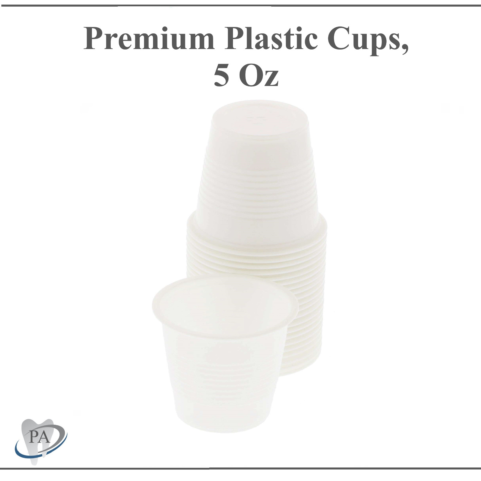 Dental Office Patient Medical Cups 5 oz Plastic Drinking Disposable 100-5000