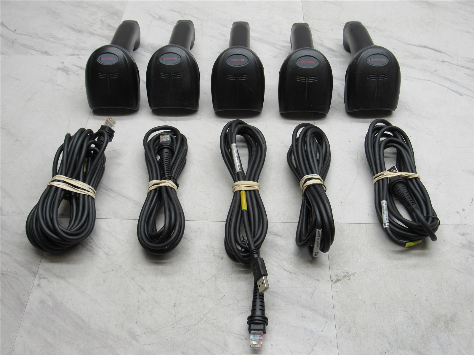 5 LOT – Honeywell Xenon 1900GSR-2-24121 2D Handheld Barcode Scanner w/ USB Cable