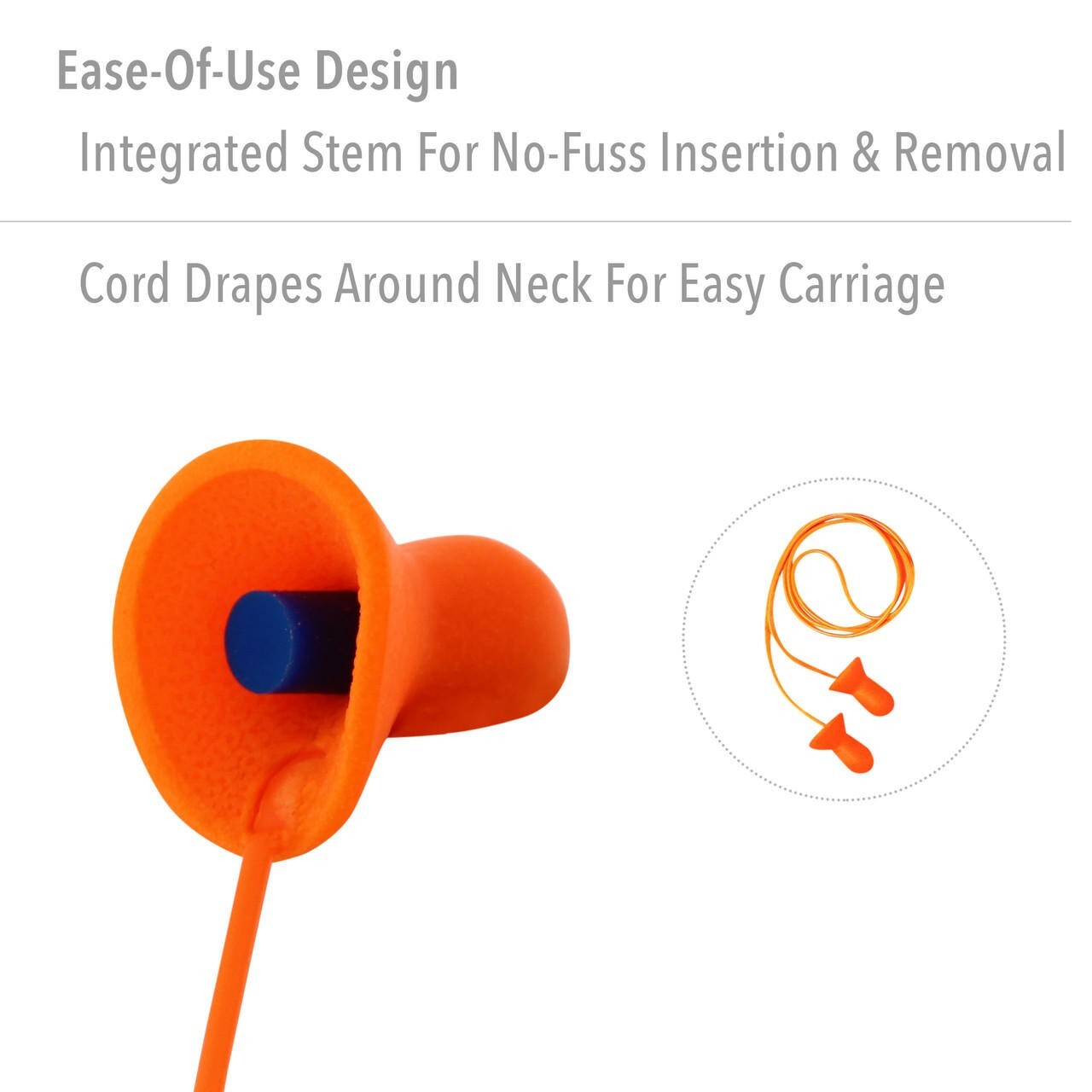 10 PAIR QD30 Noise Canceling 26db Reduction Shooting Corded Reusable Ear Plugs