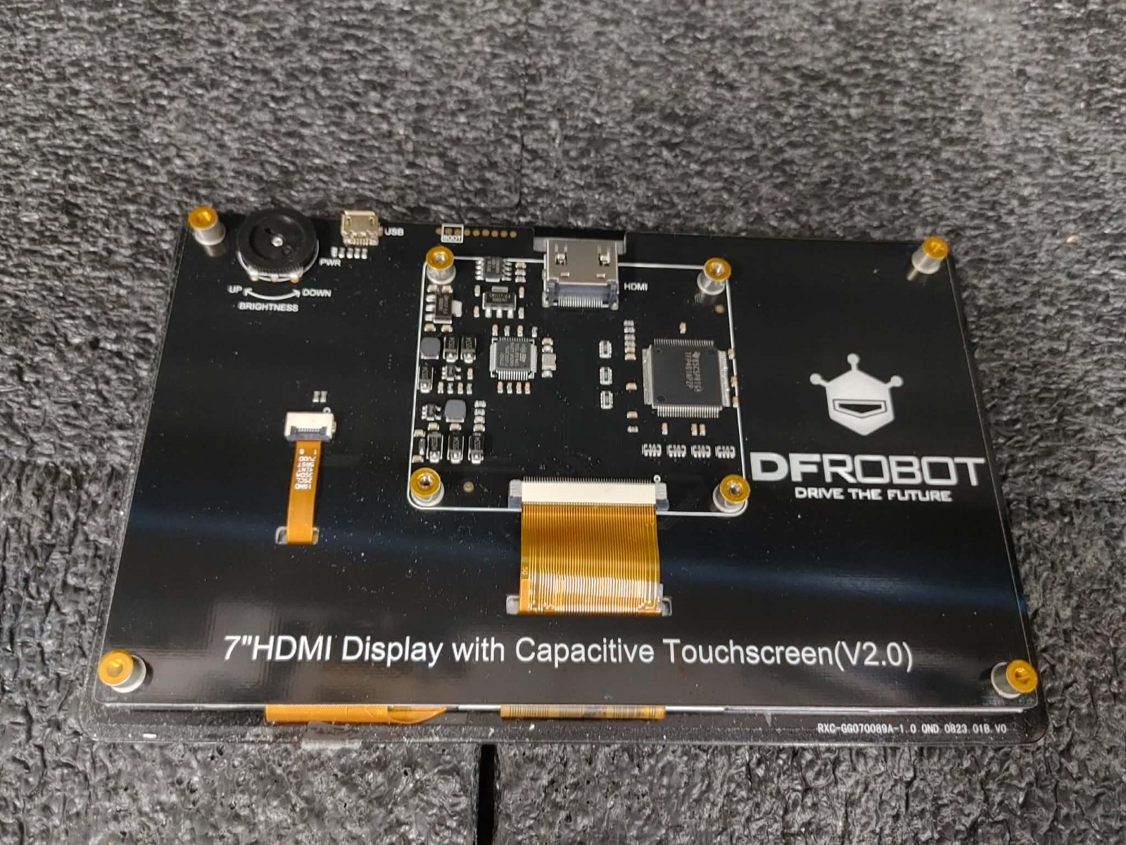 DFROBOT RXC-GG070089A-1.0 7″ HDMI Display w/ Capacitive Touchscreen V2.0