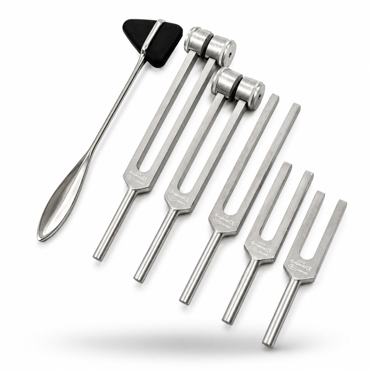 6 Tuning Fork Set Medical Surgical Chiropractic Physical Diagnostic instruments