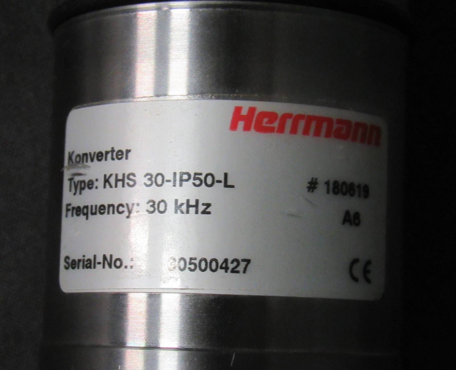 HERRMANN KHS 30-IP50-L 30Khz Ultrasonic Converter