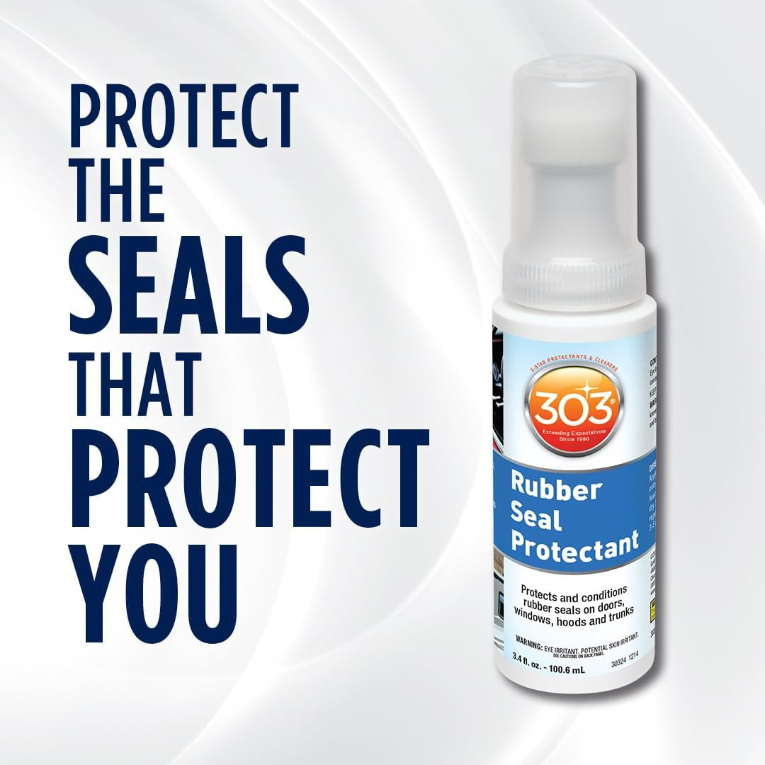 **303 Rubber Seal Protectant 3.4 Oz Weatherstrip Conditioner for Rubber Seals**