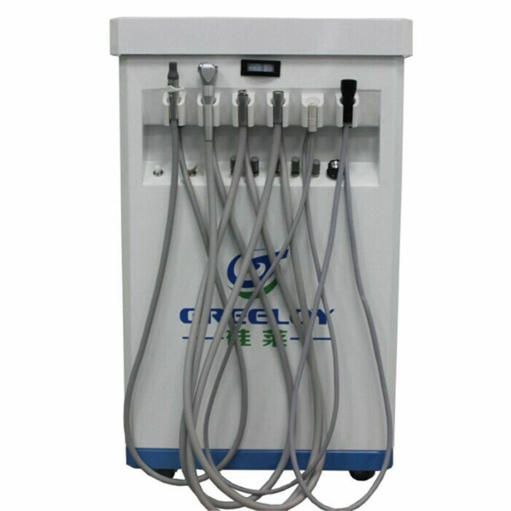 Mobile Dental Unit GU-P209 with Air Compressor LED Curing Light Scaler 4 Hole US