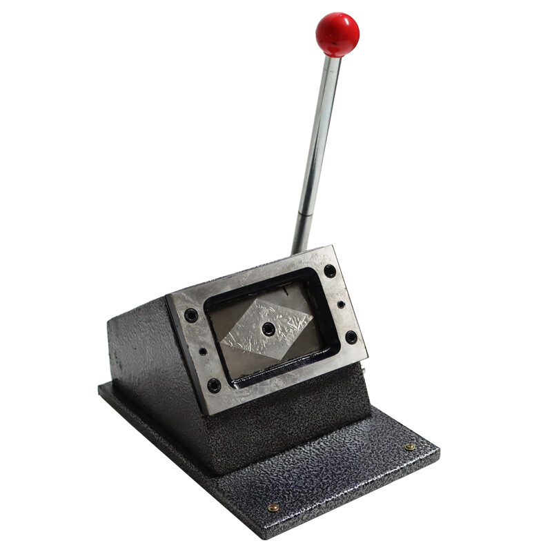 86x54mm CR80 All Metal Manual PVC Card Die Cutter Desktop Business Card Cutter