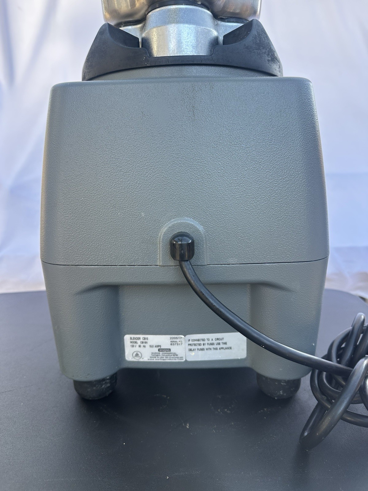 Waring CB15N Commercial Heavy Duty Stainless Steel Blender 3.75Hp