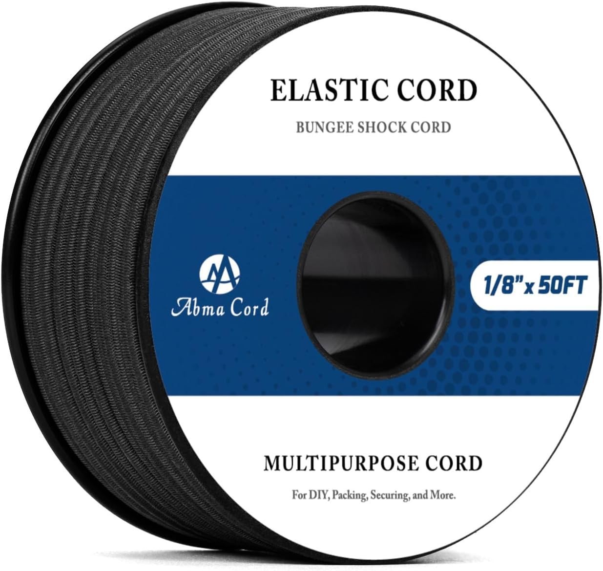Bungee Cord 1/8in x 50ft Elastic Shock Cord 100% Stretch Elastic Bungee Rope …