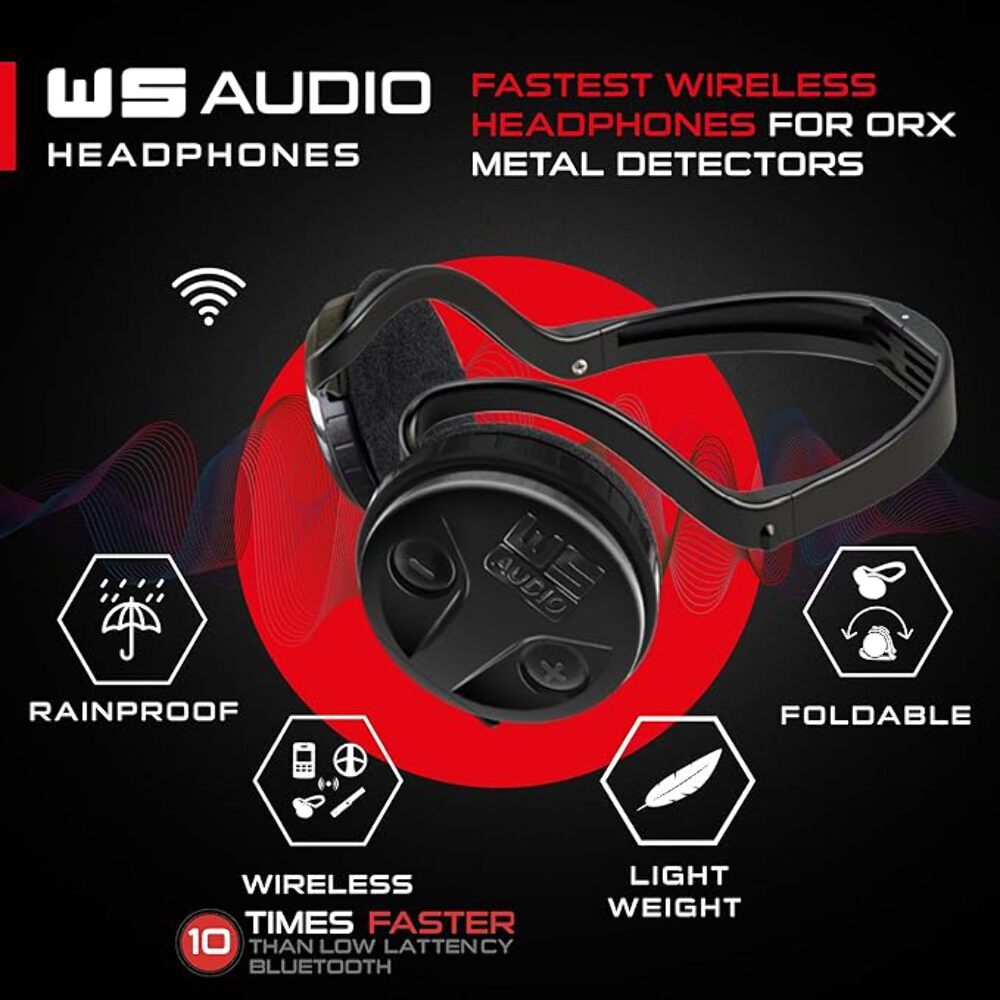 XP ORX Metal Detector With 9″ Multi-Frequency Searchcoil FX02 Wired & WSAUDIO Wi