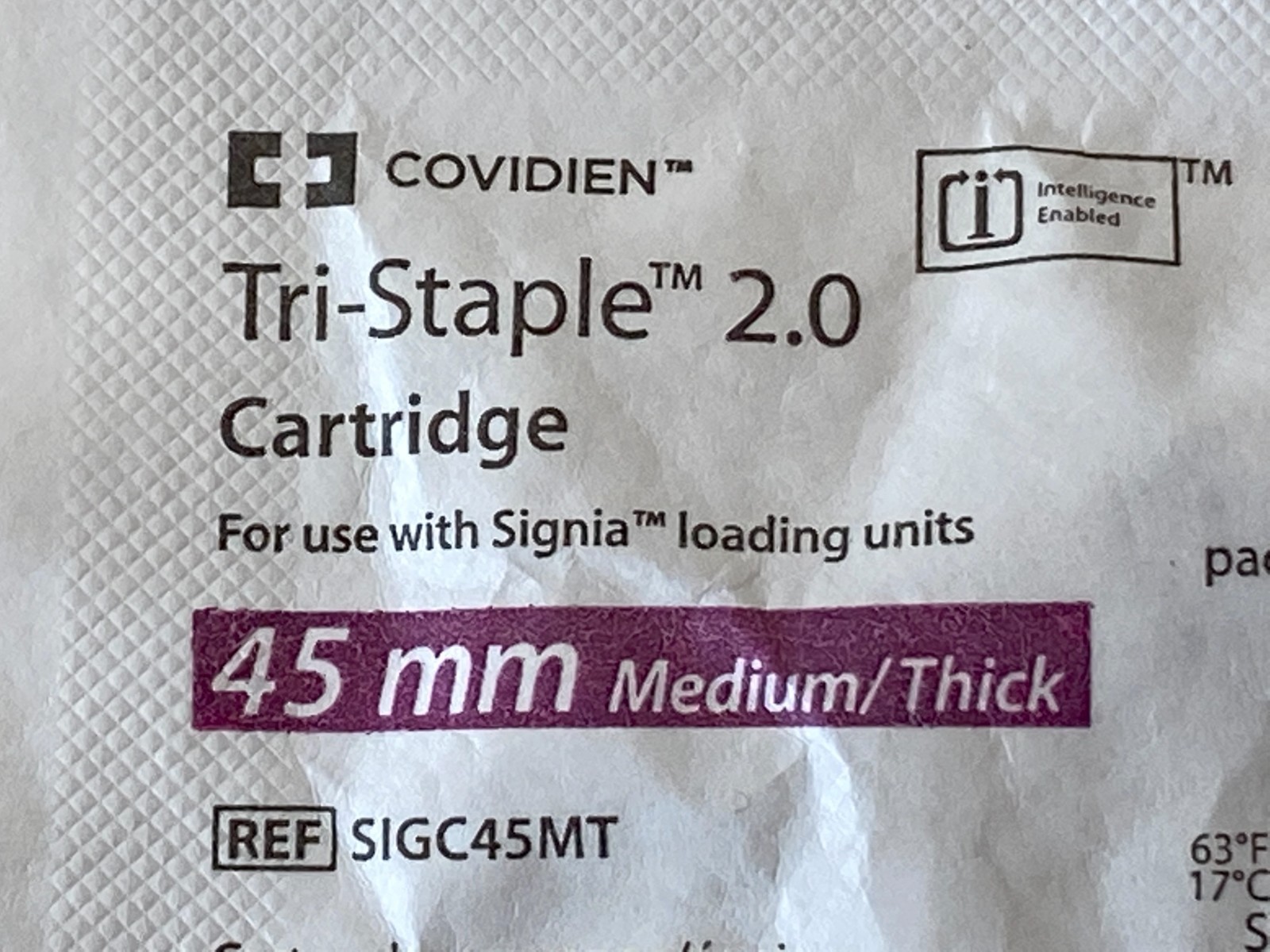 Tri-Staple 2.0 SIGC45MT Cartridge Exp.2026-02 & 2026-04 (*K45/K39)