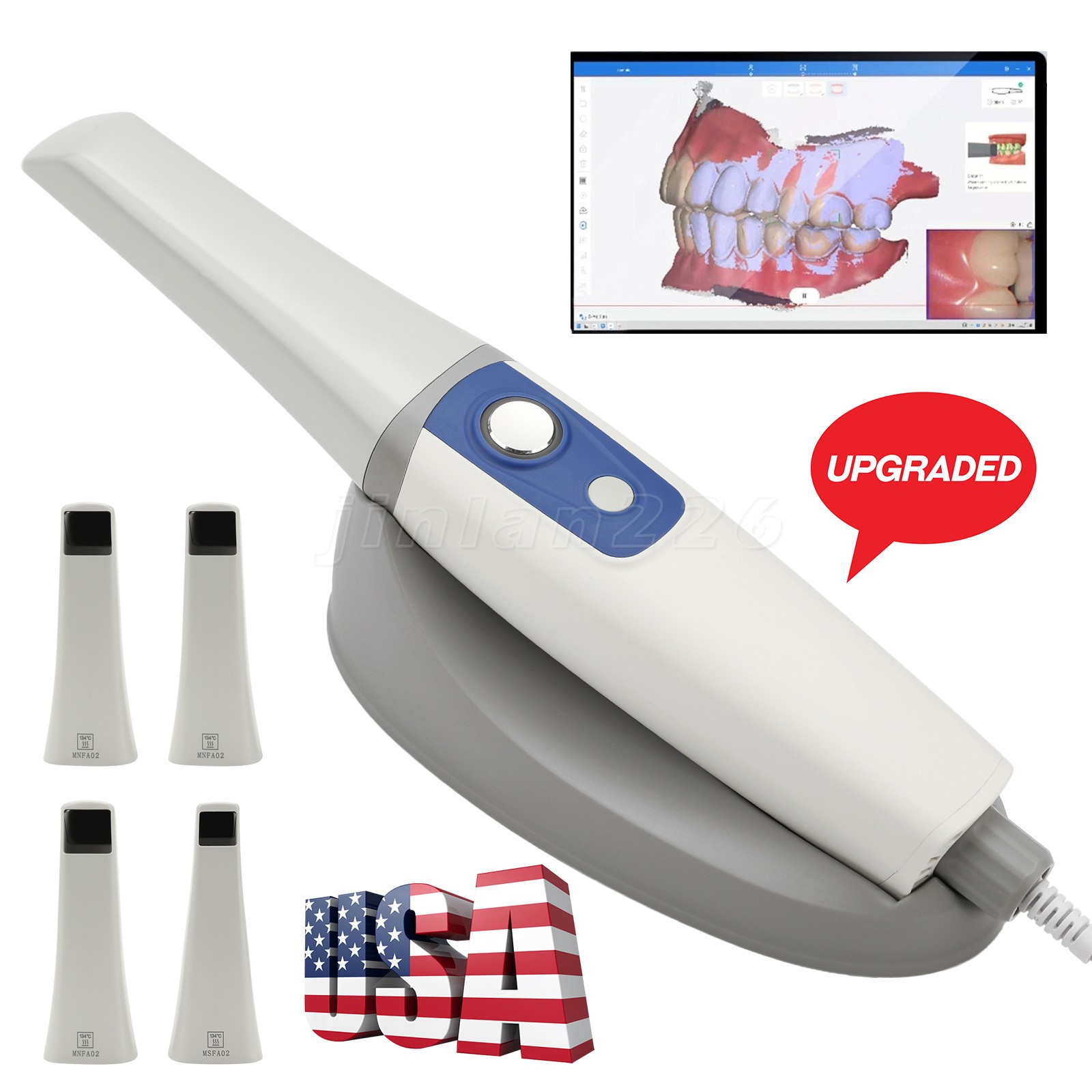 Dental Lab MARATHON-III Micromotor 35K RPM Polisher Grinder Machine Tool & Pedal