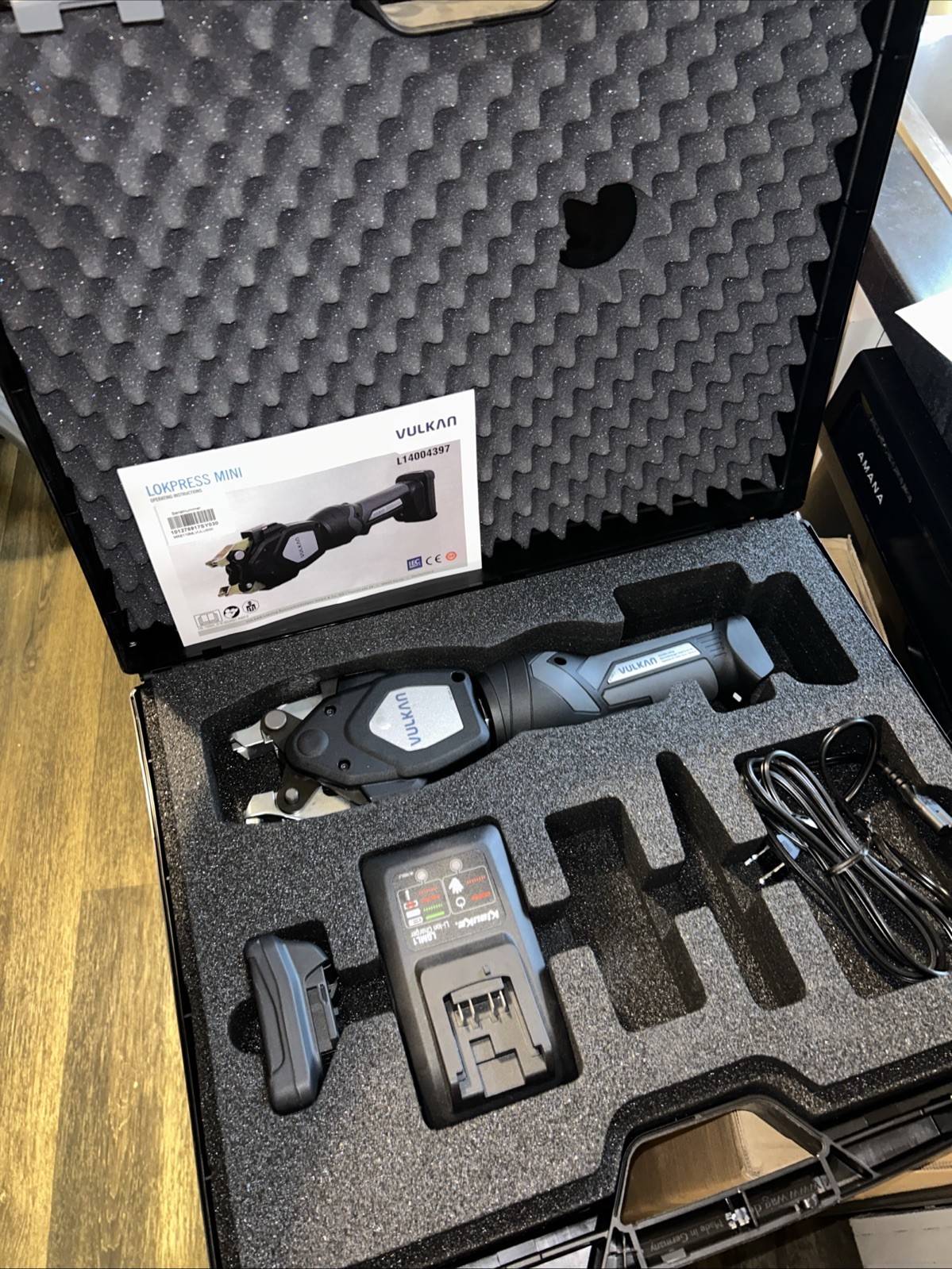 Vulkan Lokring HVAC Refrigeration Tubing Tool Kit with Hard Case