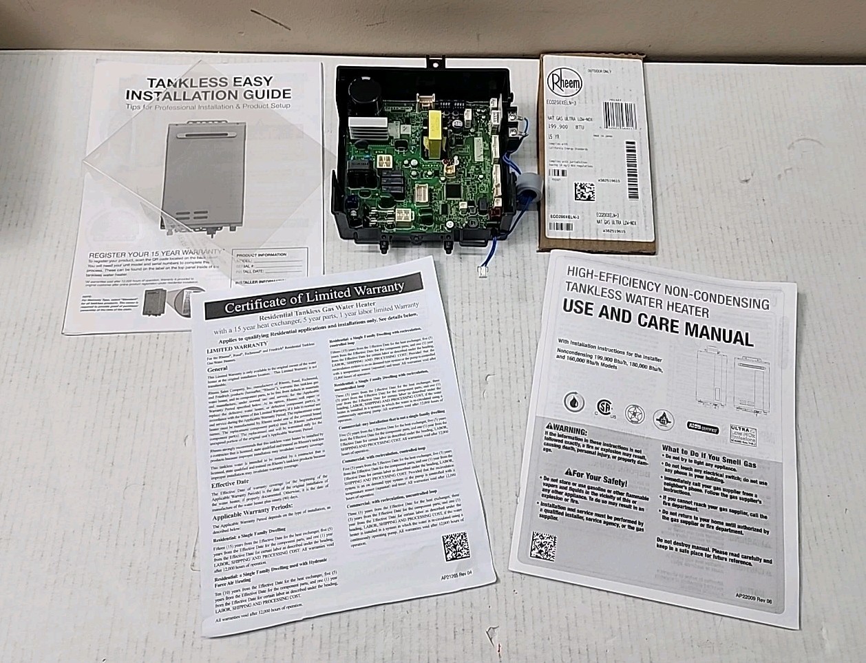 Rheem Control Board For Tankless Water Heater ECO200XELP-3