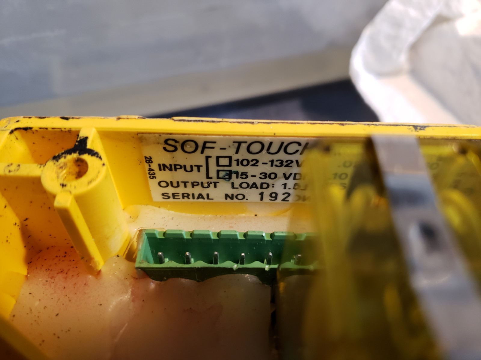 SOF TOUCH ST-0001-40 INDUSTRIAL MACHINE SWITCH 15-30 VDC 10A