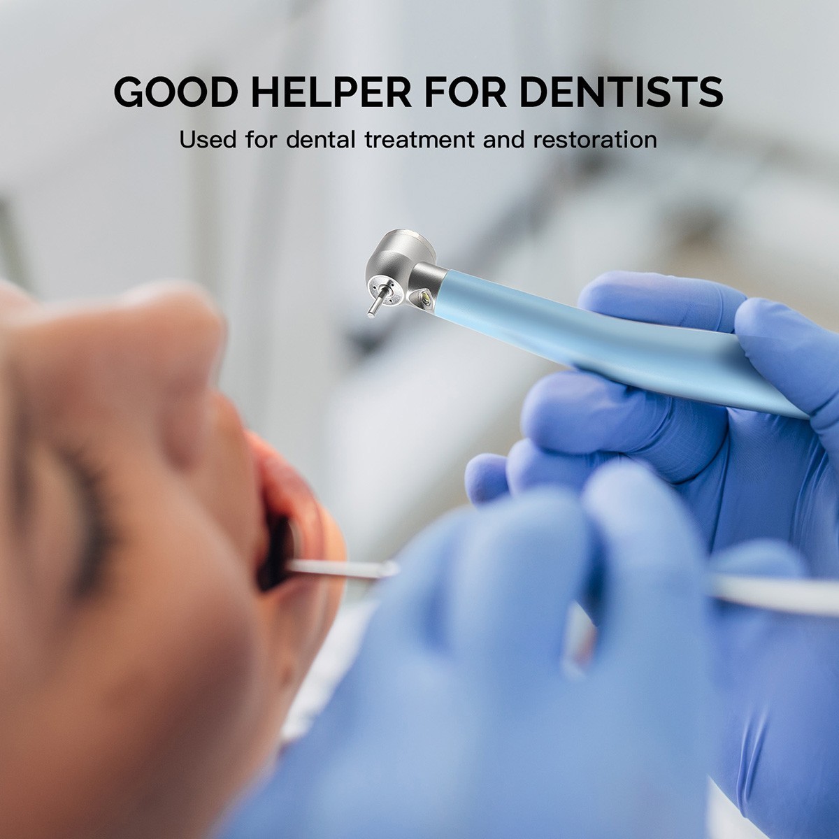 NSK Style Dental Fiber Optic LED E-generator High Speed Handpiece 2 Hole/ 4 Hole