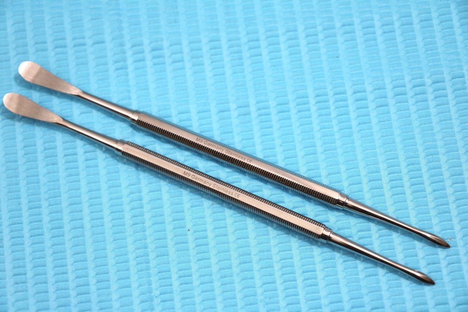 2 GERMAN GRADE MOLT PERIOSTEAL M9 DENTAL SURGERY EXTRACTING EXTRACTION ELEVATOR