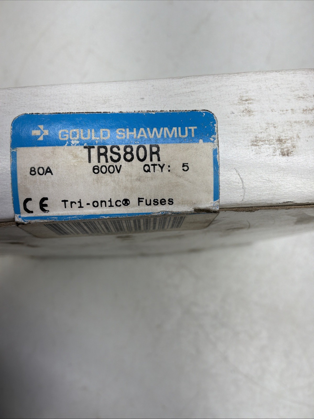 Gould Shawmut Time Delay Box Of 5 80ampa 600V Ac Class RK5 TRS80R NIB