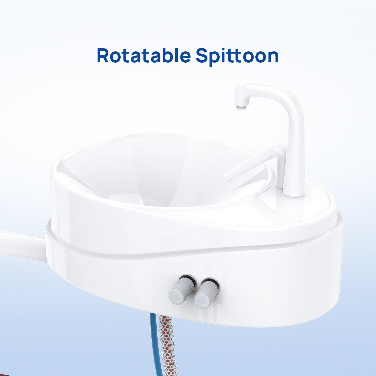 Portable Dental Delivery Unit Air Compressor Suction 4 Holes Light Curing/Chair