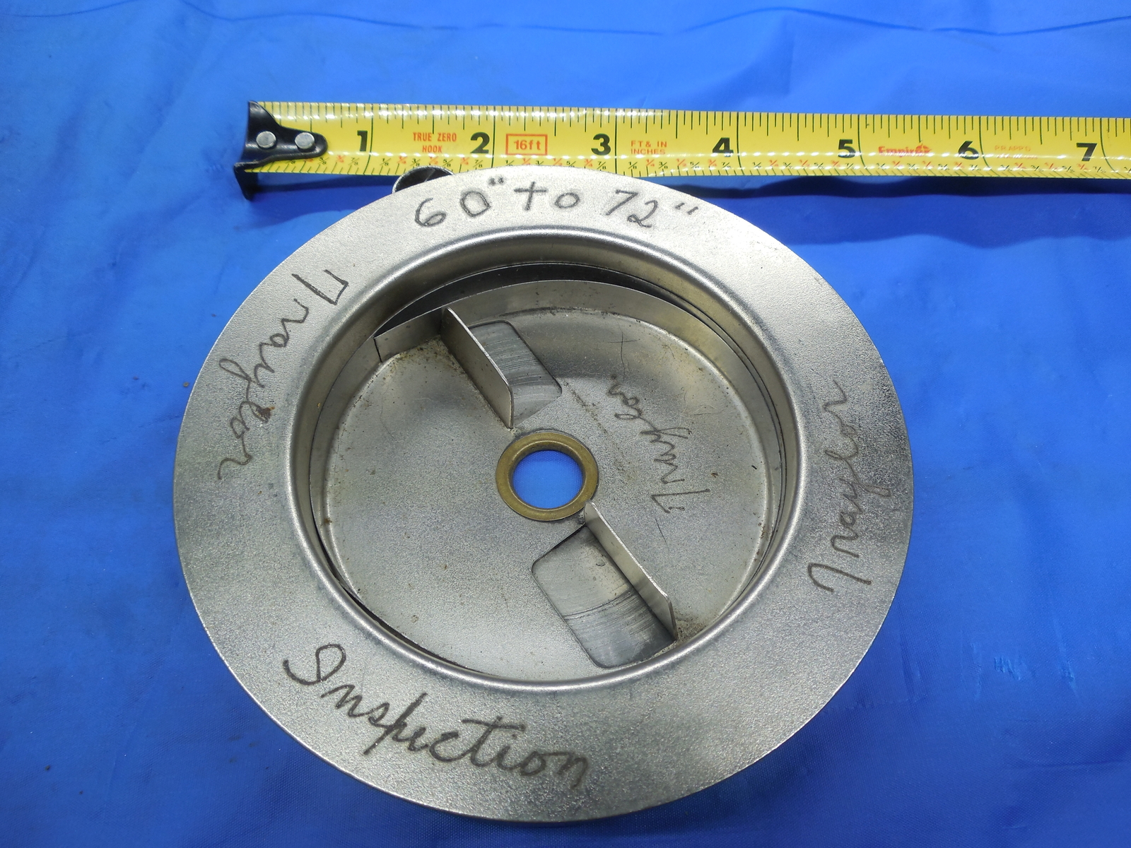 60″ TO 72″ LUFKIN USA PERIPHERY PI TAPE DIAMETER MEASURE 60-72 NO. 39G .001 INCH