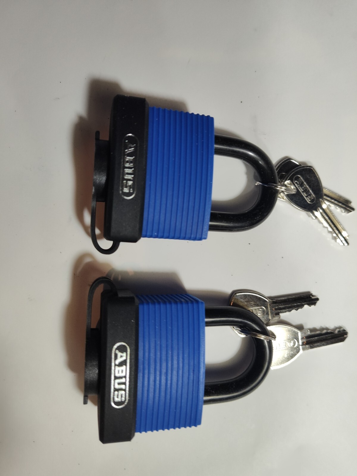 ABUS 70IB/50 MK KD Keyed Padlock, 59/64 in,Rectangle,Blue 5UKK2