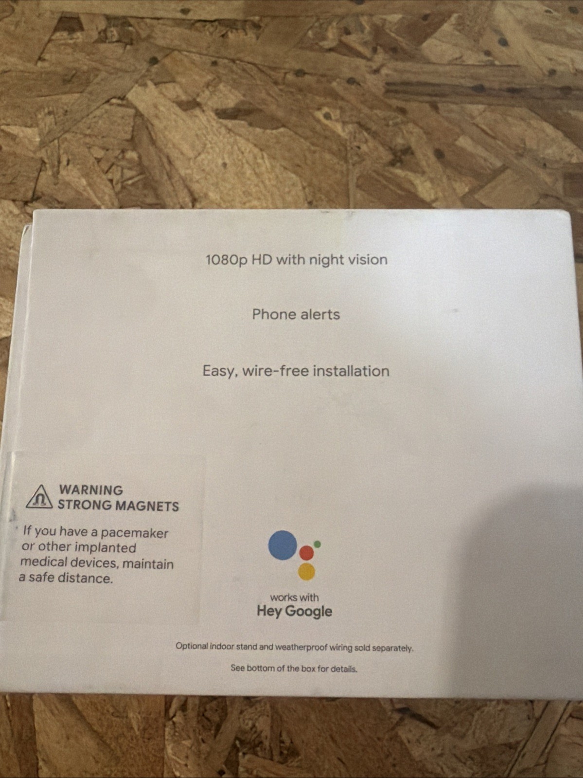 Google Nest Security Indoor Outdoor Camera G3AL9 (Snow) 1c