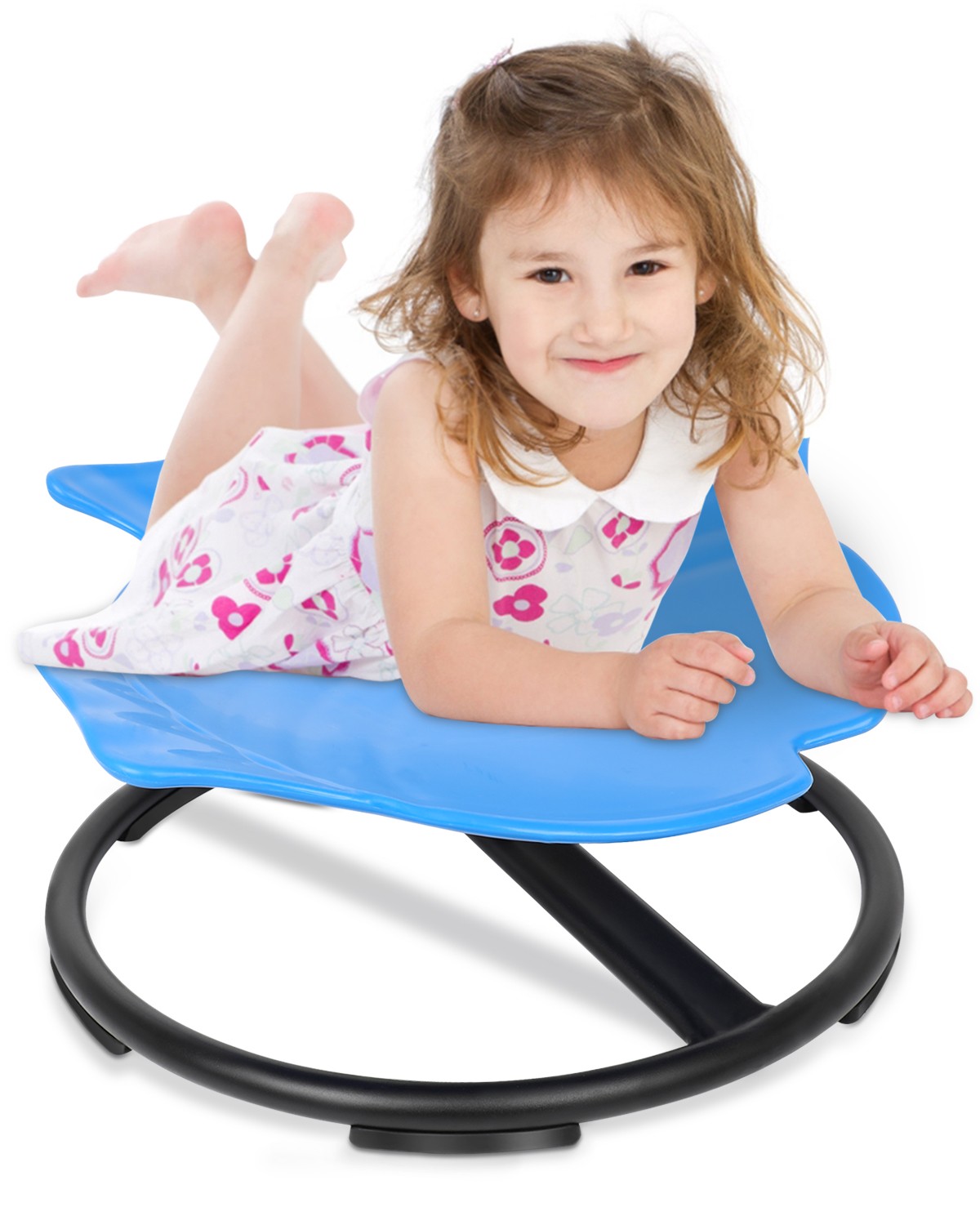 3-10 Years Old Dark Blue Seat and Spin Chair Kids Sensory Products Wobble Chair