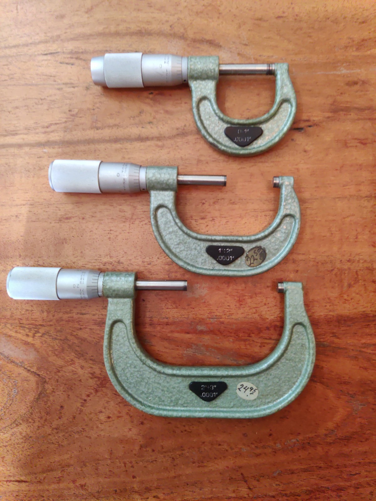 3 pc. Outside Micrometer Set 0-3″