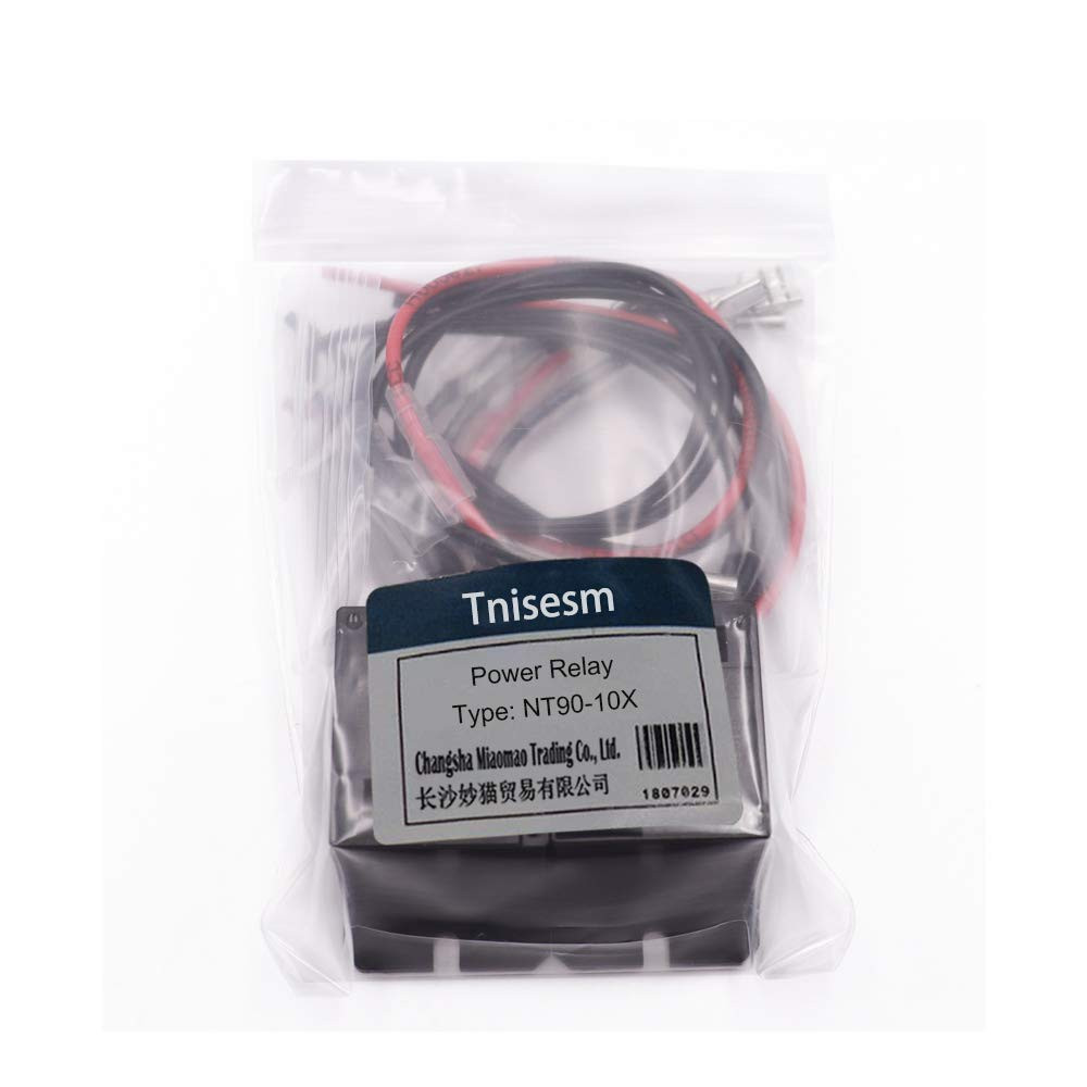 Tnisesm 2PCS Power Relay AC120V Coil, 30A SPDT(1NO 1NC) with Flange Mounting and