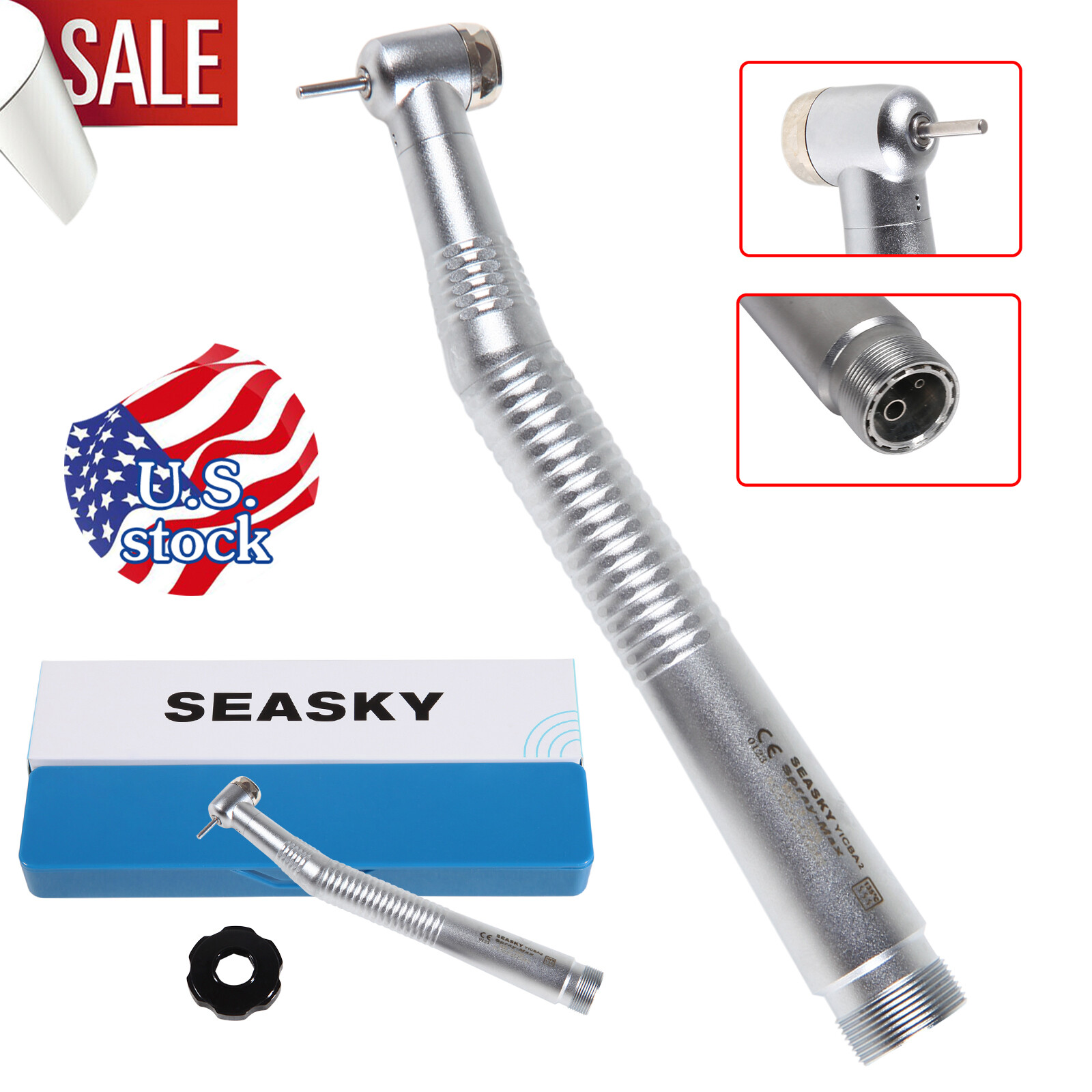 10 x Seasky Dental NSK Style High Speed Air Turbine Handpiece 2 holes borden