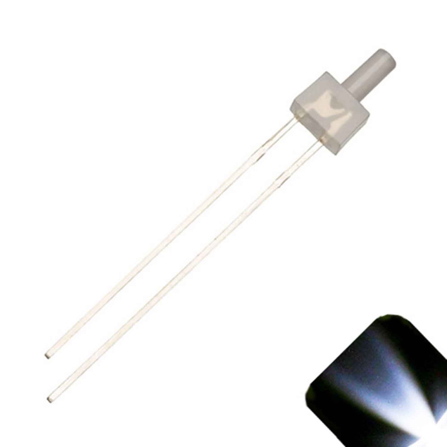 10 x 2mm Tower Cool Clear White Diffused LED Super Bright Lighthouse LEDs Buildi