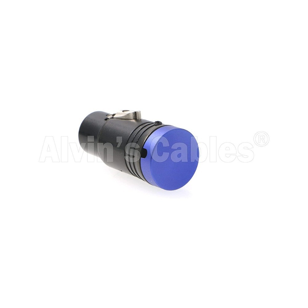 Low-Profile XLR 3 Pin Female Original Connector for Audio Devices Blue