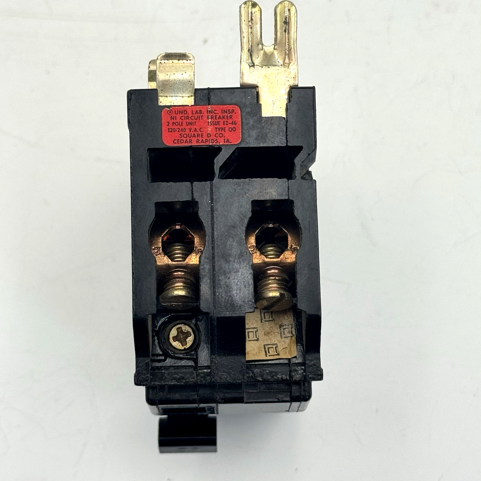 Square D QO260 60 Amp 2 Pole Type QO Circuit Breaker Long Stab Foot 120/ 240