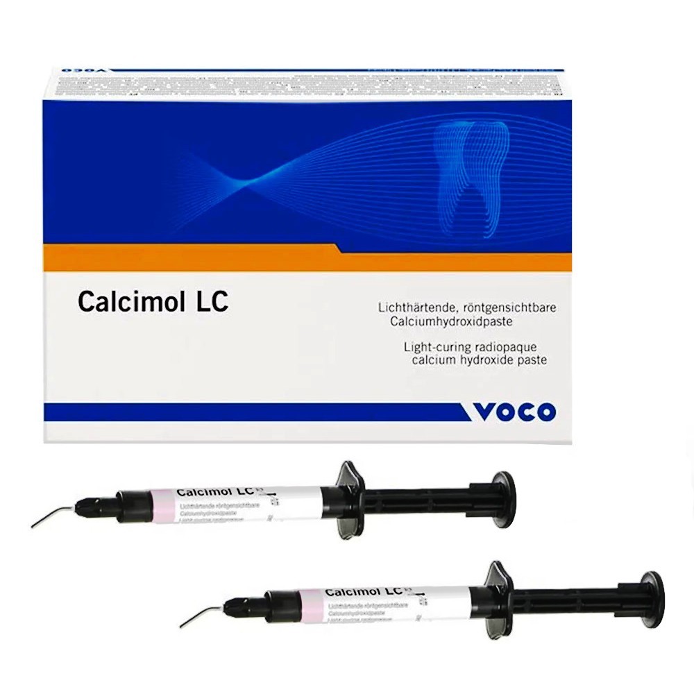 Voco Calcimol LC Light-Curing Radiopaque Calcium Hydroxide Paste – Free Ship