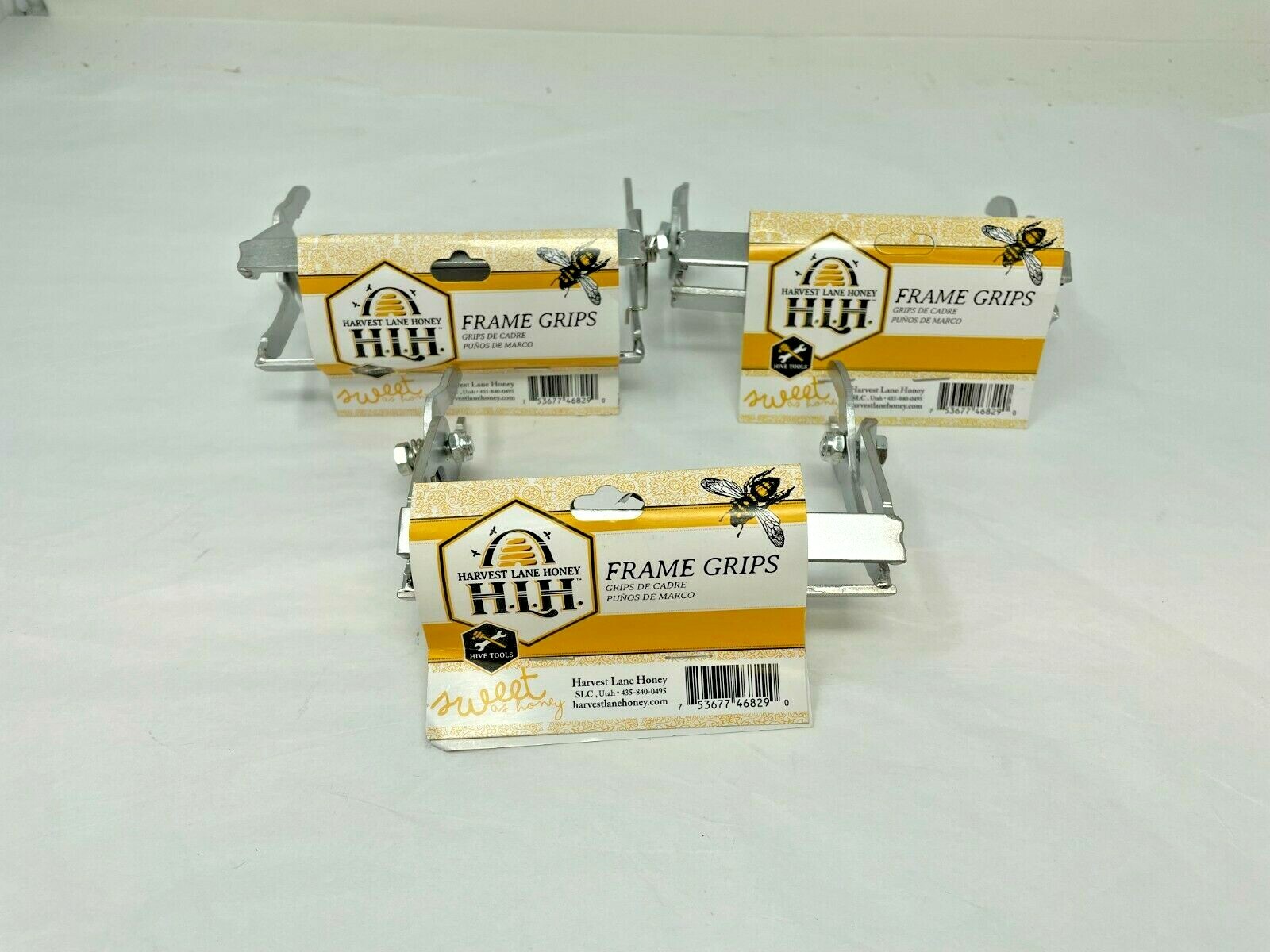 Lot of (3) Harvest Lane Honey Bee Keepers Frame Grips Frame Puller GRIP-101