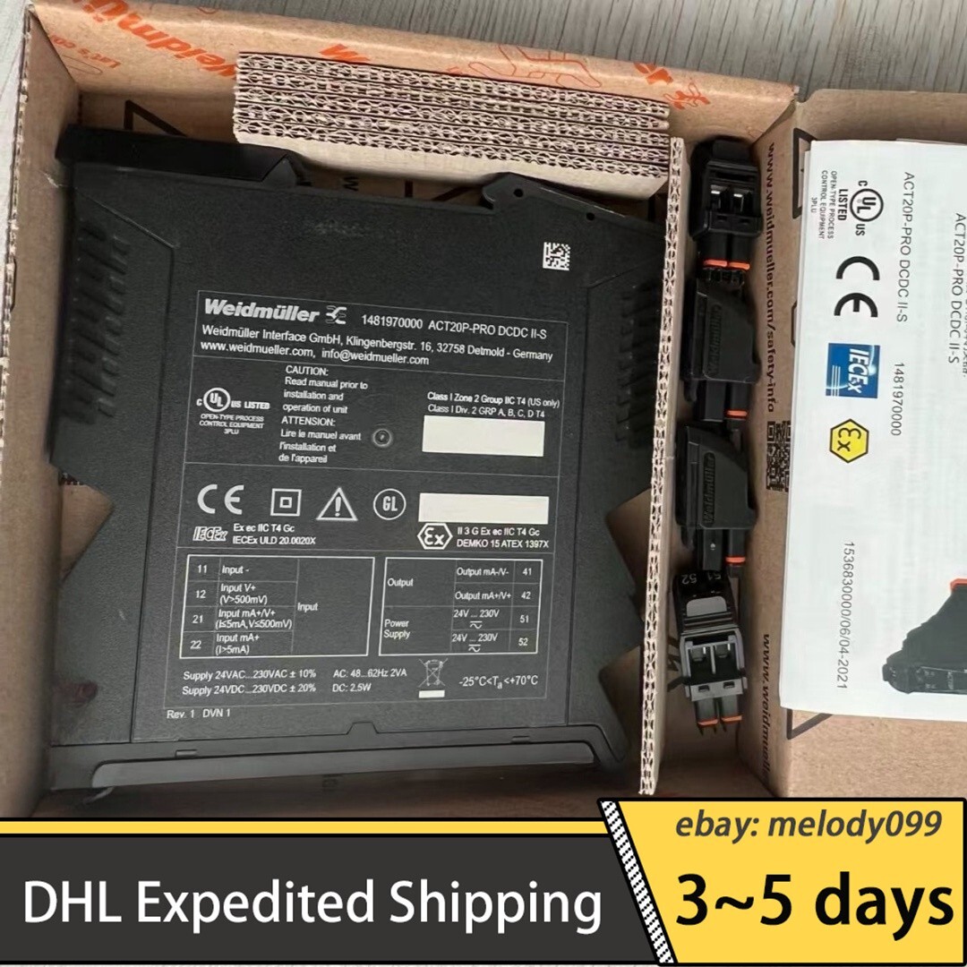 1PC NEW Weidmuller ACT20P-PRO DCDC II-S 1481970000 Isolator