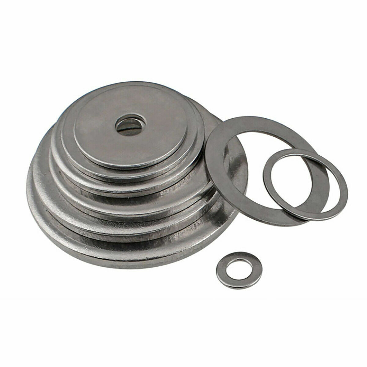 M3 M4 M5 M6 M8 M10 M12 Flat Washers – SUS 201 Stainless Steel