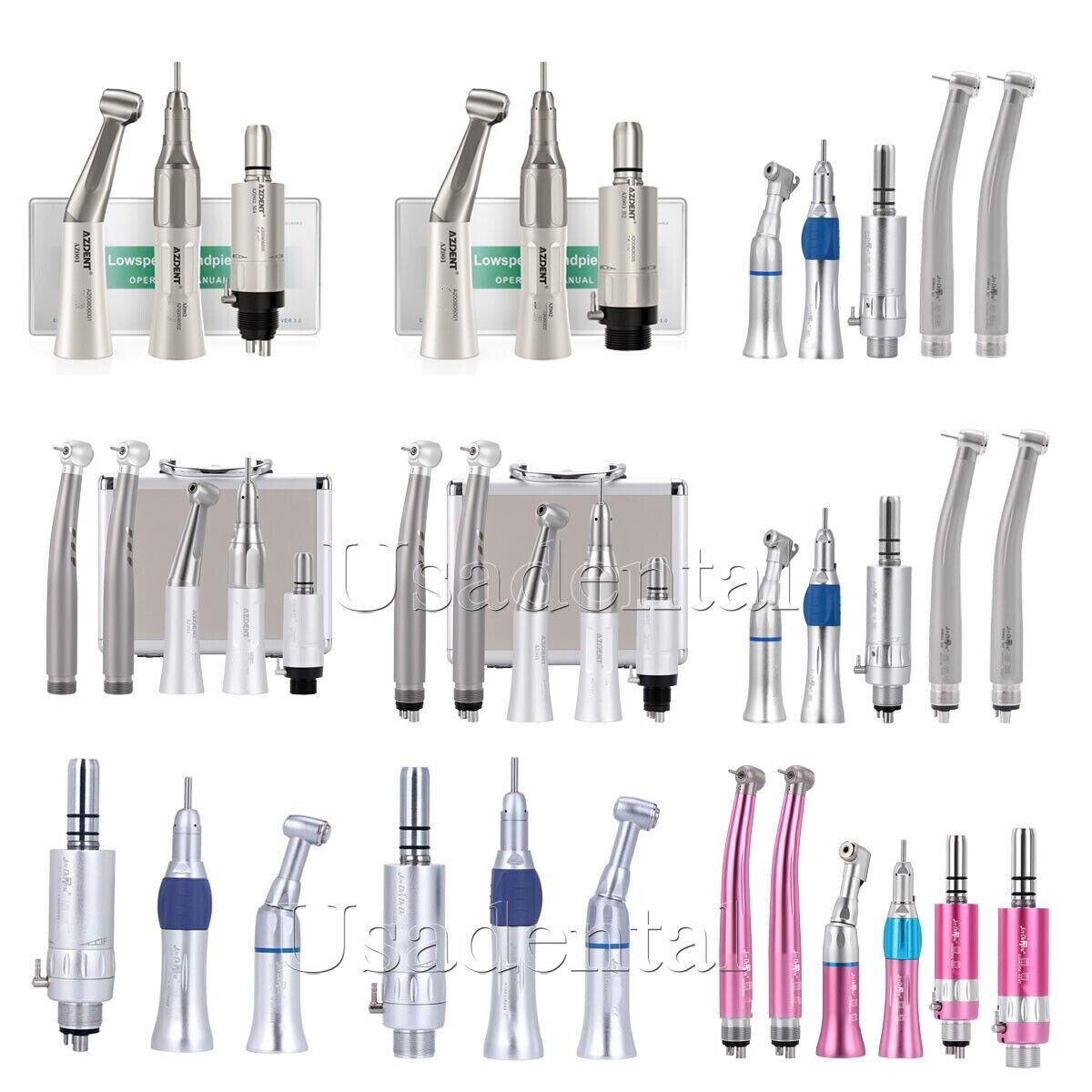 Estilo Dental alta y baja velocidad /Kit Pieza de Mano/contra ángulo 2/4Hole