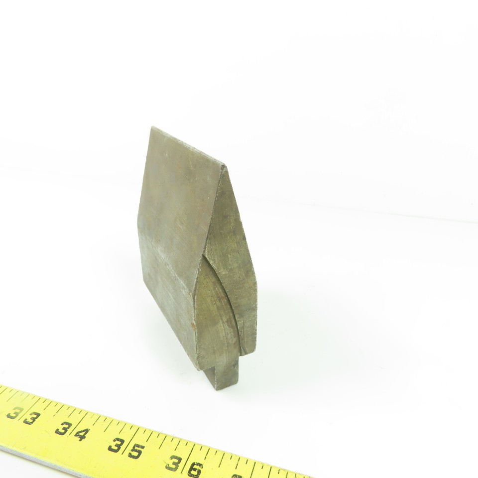 3-1/2″ L 30° V-Forming Press Brake Angle Die Punch 1/2″ Tang 1.21″ Thick