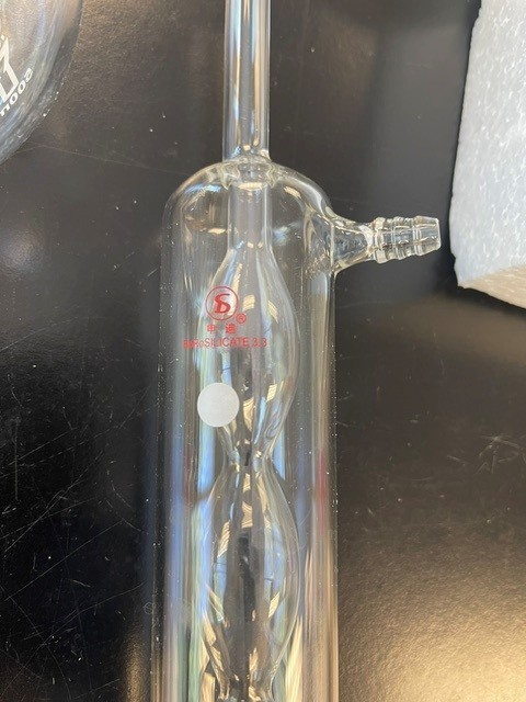 Soxhlet Extraction System Set Glassware Condenser Flask (500mL) & Heating Bath