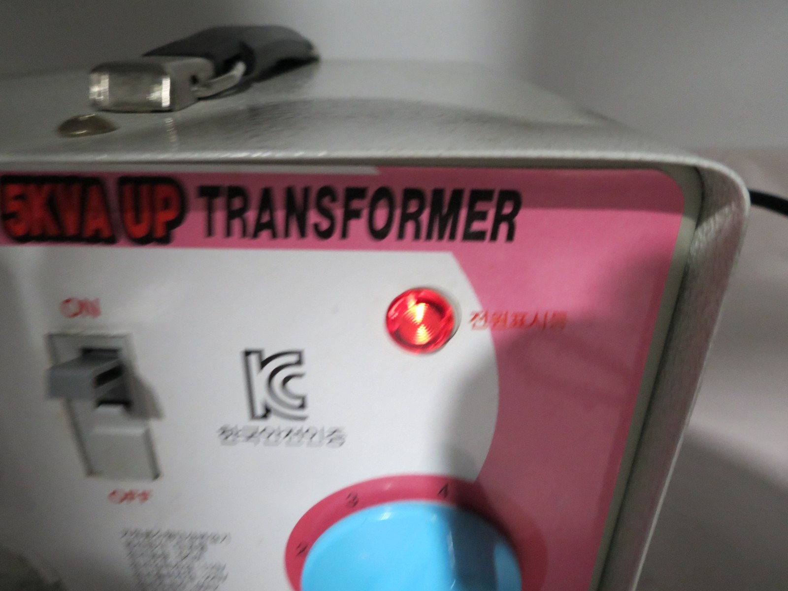 5kVA Step-Up Transformer 110V to 220V – For Korean 220V Appliances