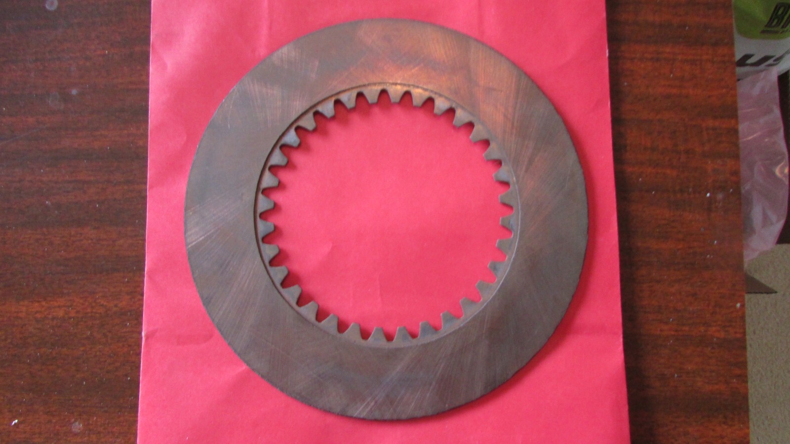 Friction brake Pad for Electric Hoist MPC520 6-3/4″ OD, 3.800 ID, 32 TEETH .114