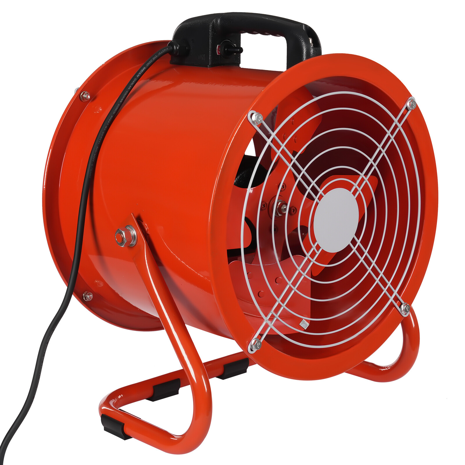 Axial Blower Exhaust Fan 12″ Portable Exhaust Fan Utility Blower Fan Ventilation