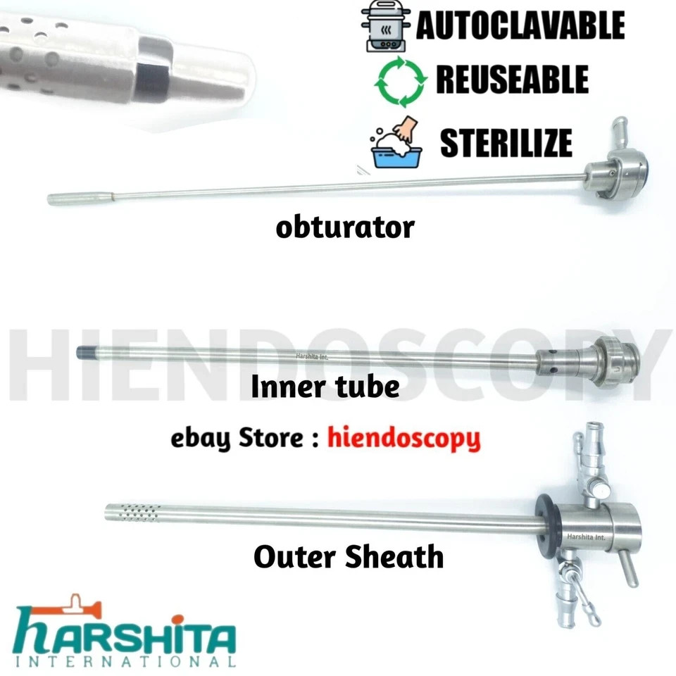 Hysteroscopy Urology TURP Working Element Monopolar Passive 22FR 2.9mm German CE