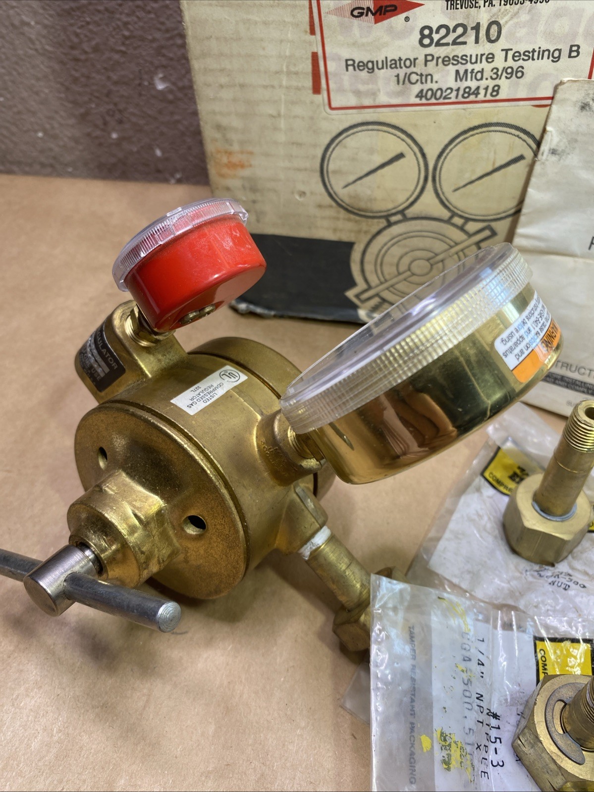 concoa airco cga 555 Two Stage Nitrogen Gauge Regulator (I Think It’s New)