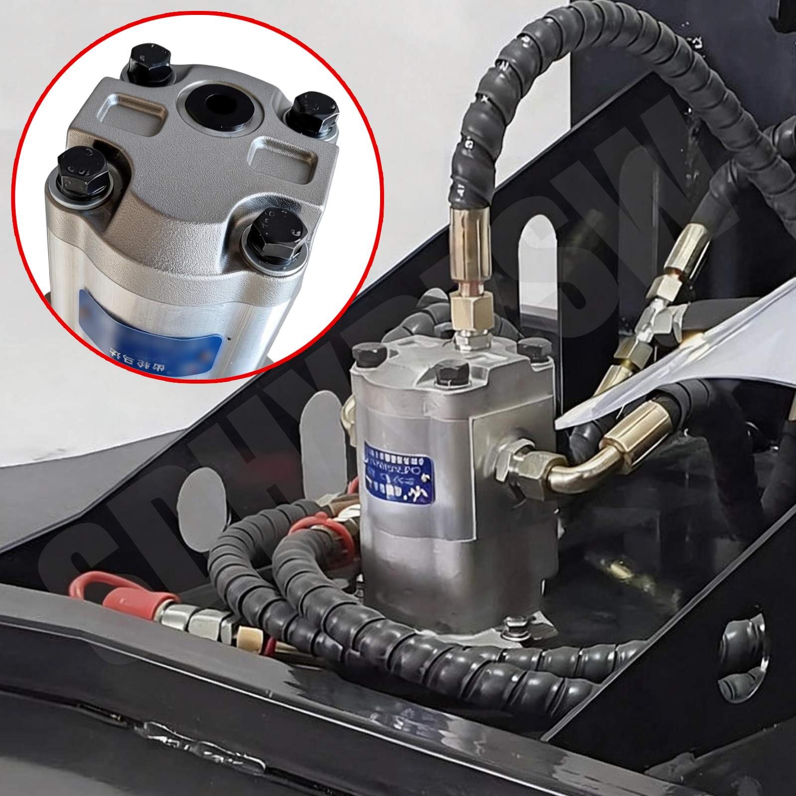 AGT OEM Hydraulic Gear Motor CMFS-E416-ALPS For 12EX-RC/M-RC Brush Cutter Attach
