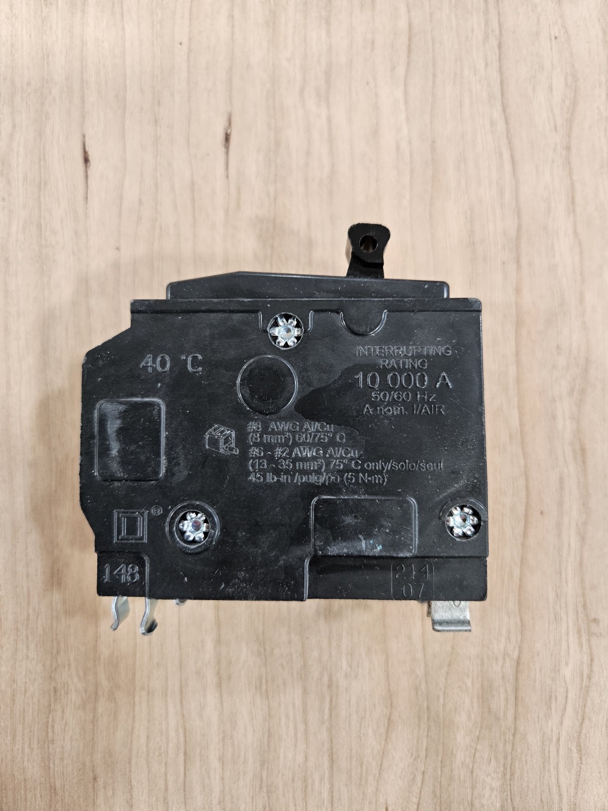 Square D Circuit Breaker QO260 60 Amp 2 pole Breaker 120/240 VAC 10kA (QO260)