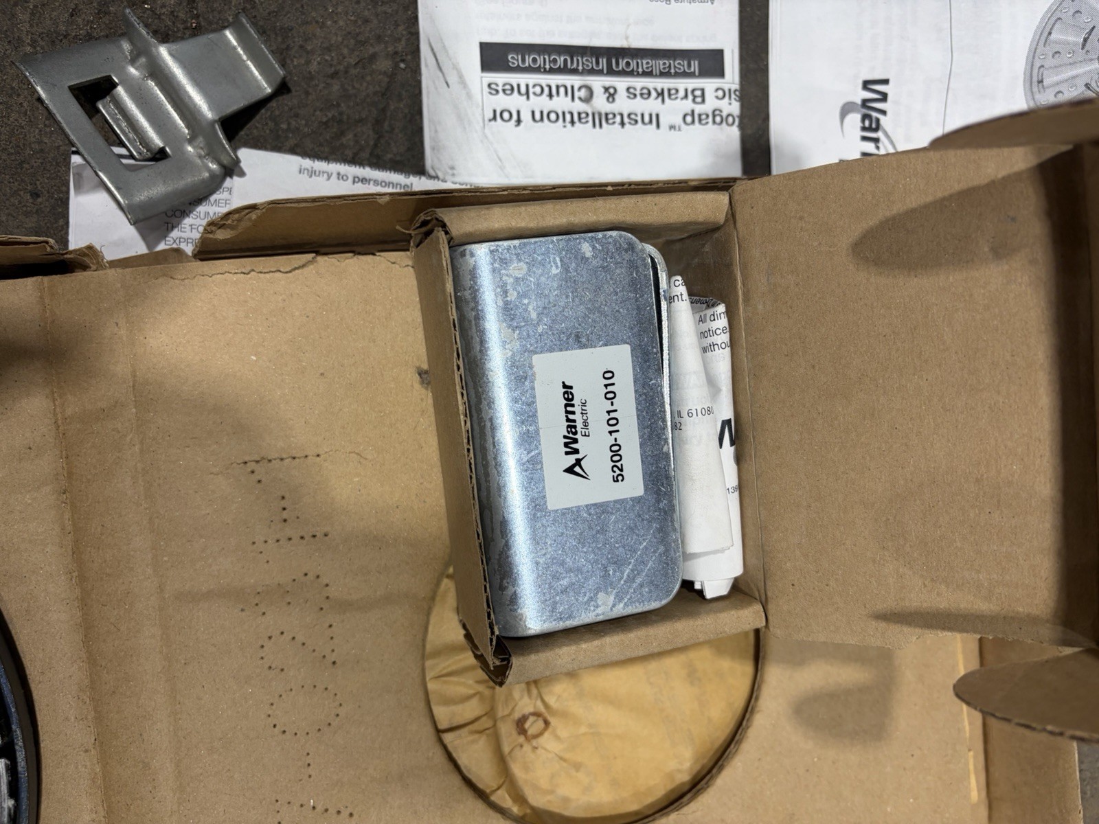 Warner Electric Electrically Released ER-825 and 1225 Normal Duty (626)